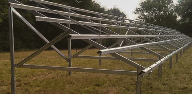 Solar Ground Panel Mounting System